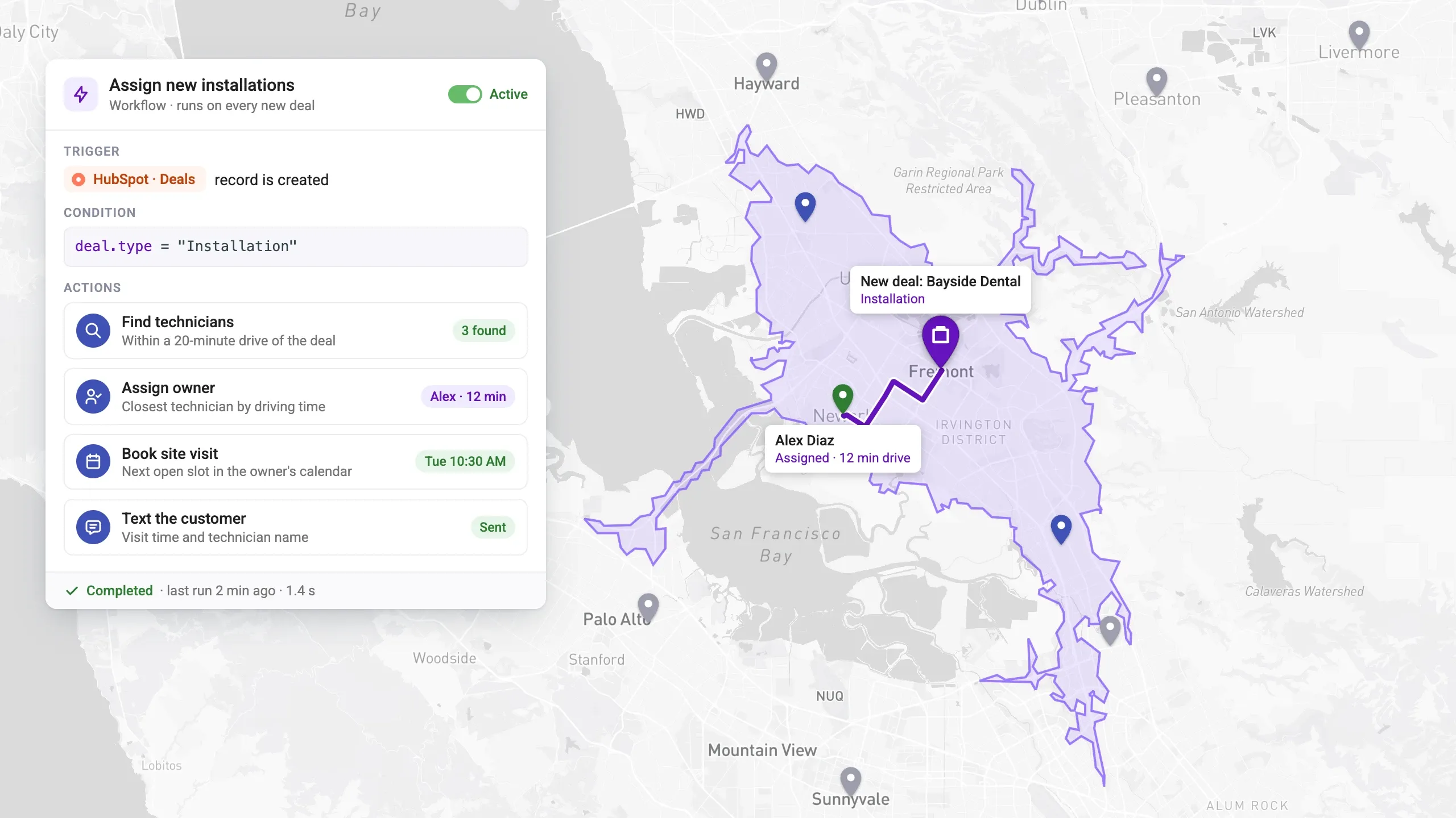 AutomationHub in Mapsly