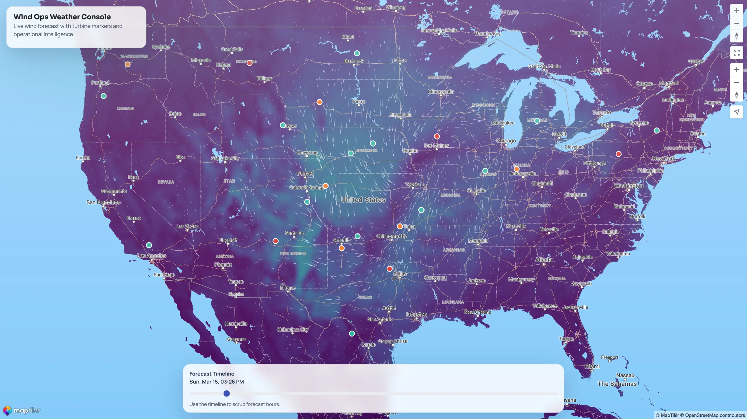 Weather Map screenshot